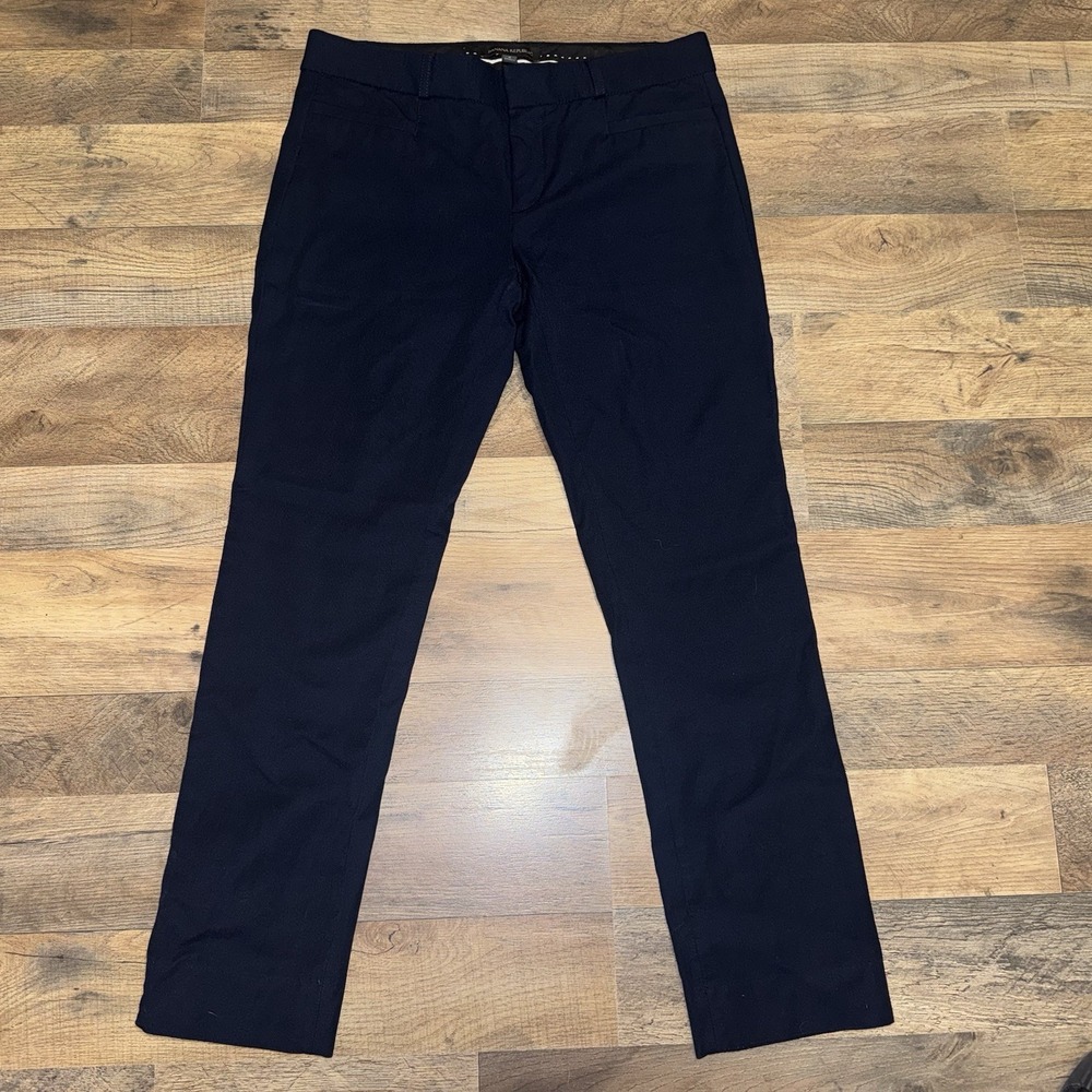 Banana Republic Sloan Pants Women's Size 4 Navy Blue